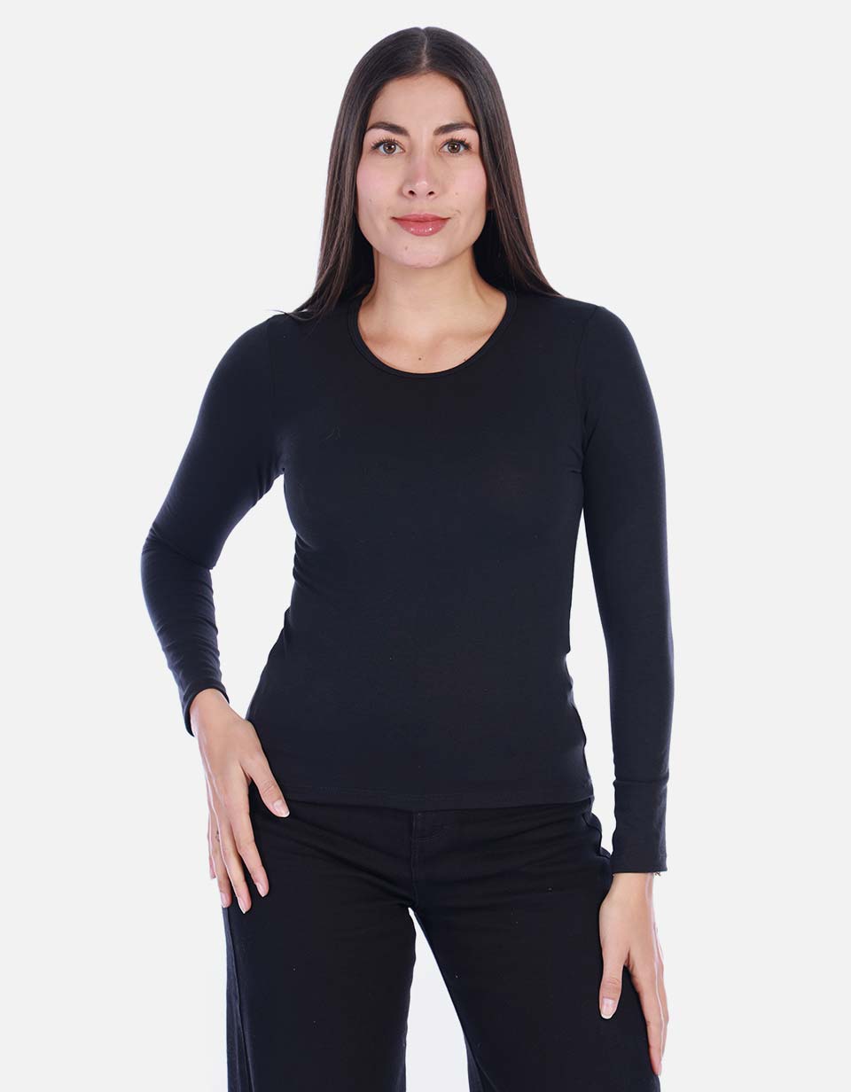 Camiseta Manga larga Básica para Mujer