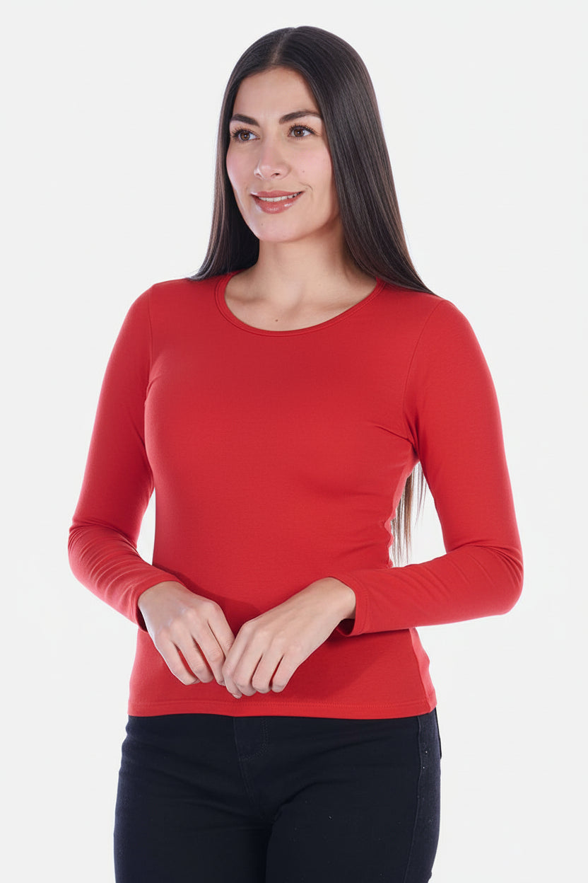 Camiseta Manga larga Básica para Mujer