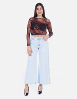Jean Wide Leg Azul Claro