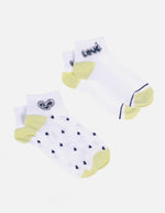 Pack x2 Medias Tobilleras para Dama con Estampado Conejo