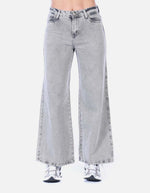 Jean Wide Leg Gris Lavado Mujer