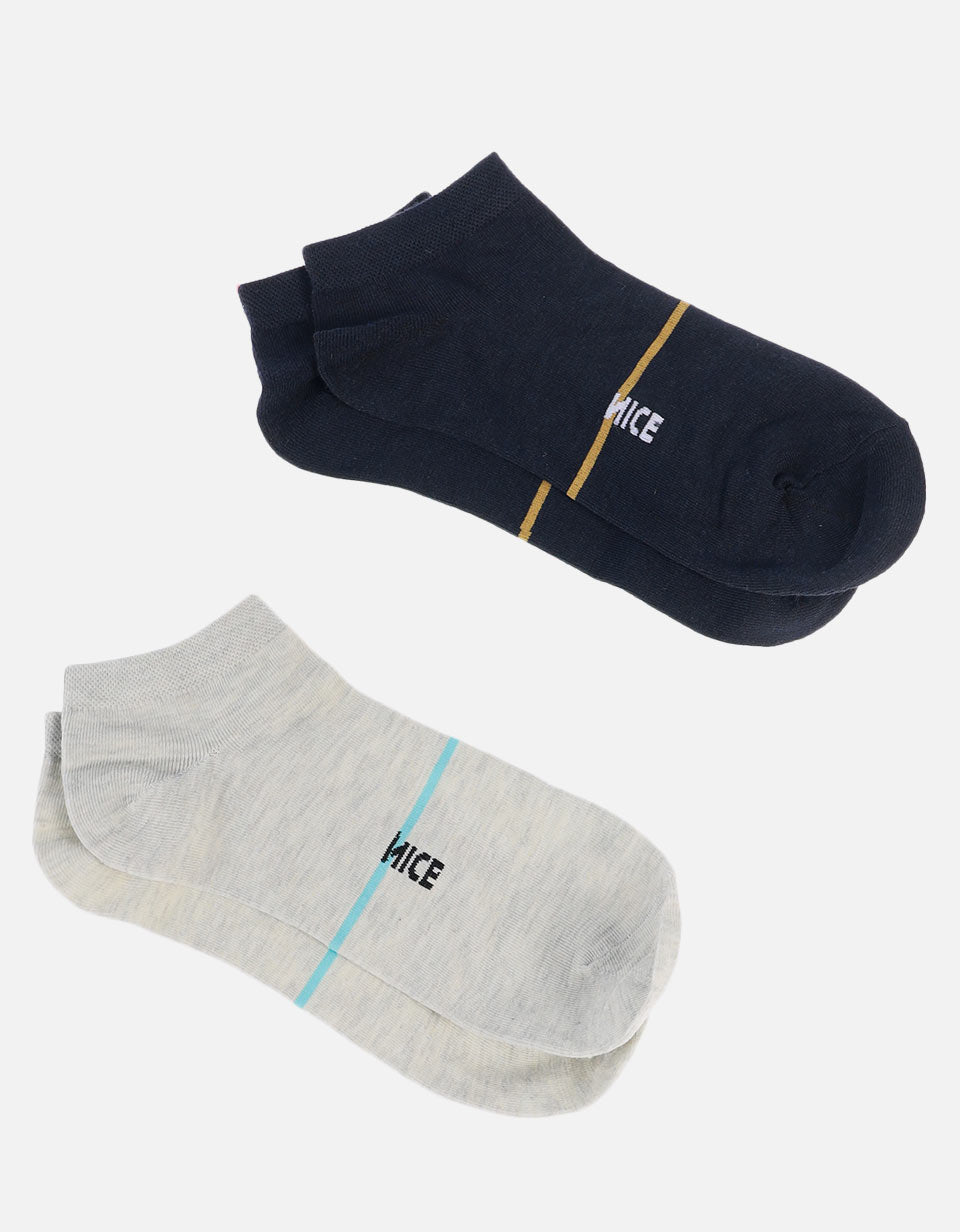 Medias deportivas premium ajuste cómodo pack x2