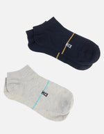 Medias deportivas premium ajuste cómodo pack x2