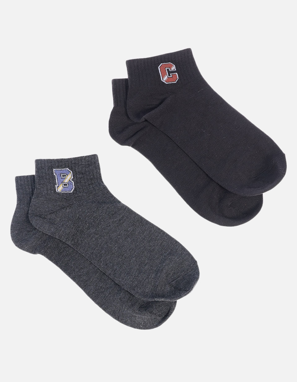 Medias deportivas premium ajuste cómodo pack x2