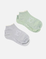 Pack x2 Medias Tobilleras para Dama con Estampado de Conejo