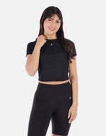 Camiseta deportiva corta para mujer con ajuste cómodo