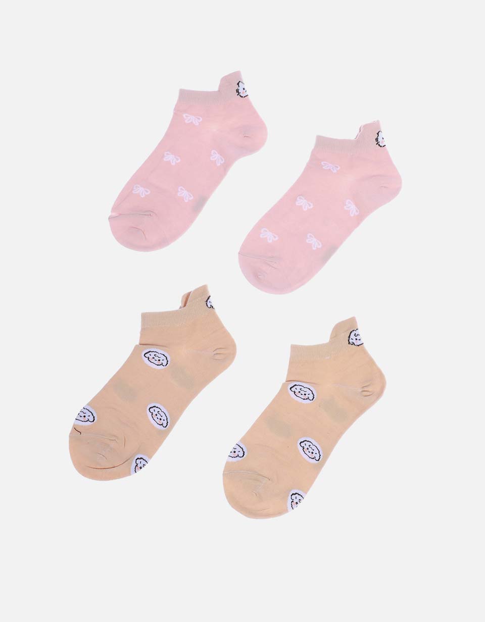 Medias tobilleras para Mujer Set x2