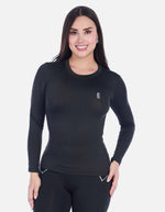 Camiseta Deportiva Manga Larga Cuello Redondo