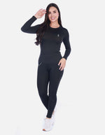 Camiseta Deportiva Manga Larga Cuello Redondo
