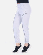 Pantalón Jogger Deportivo Gris Jaspe con Vivos Negros