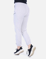 Pantalón Jogger Deportivo Gris Jaspe con Vivos Negros