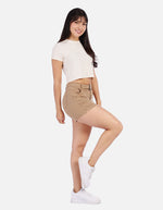 Short tiro alto con Cinturón y Bolsillos para Mujer