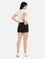 Short tiro alto con Cinturón y Bolsillos para Mujer