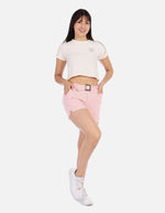 Short tiro alto con Cinturón y Bolsillos para Mujer