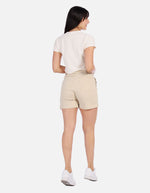 Short tiro alto con Cinturón y Bolsillos para Mujer