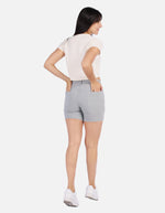 Short entallado con Botones frontales para Mujer