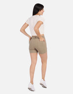 Short entallado con Botones frontales para Mujer