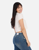 Blusa top Manga corta con Estampado para Mujer