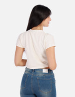 Blusa top Manga corta con Estampado para Mujer