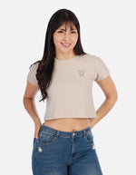 Blusa top Manga corta con Estampado para Mujer