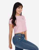 Blusa top Manga corta con Estampado para Mujer