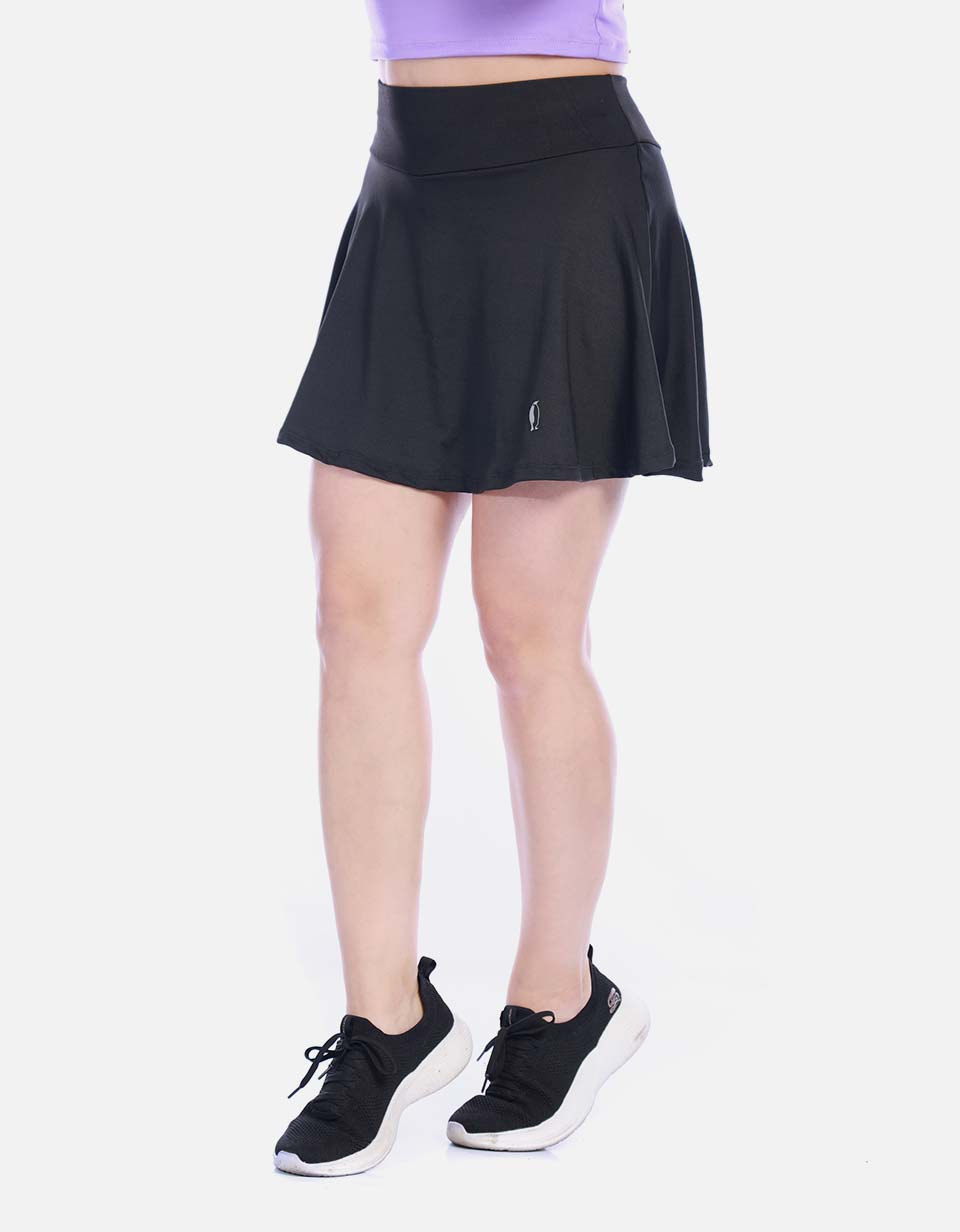 Falda Short Deportiva Vuelo A con Pretina Ancha