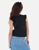 Camiseta sin mangas para niña con diseño de bailarina