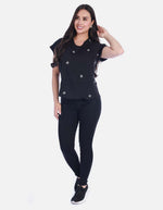 Blusa Casual para Mujer con Sutil Estampado