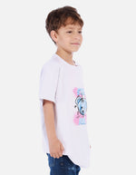 Camiseta para niño con diseño urbano y estampado de oso