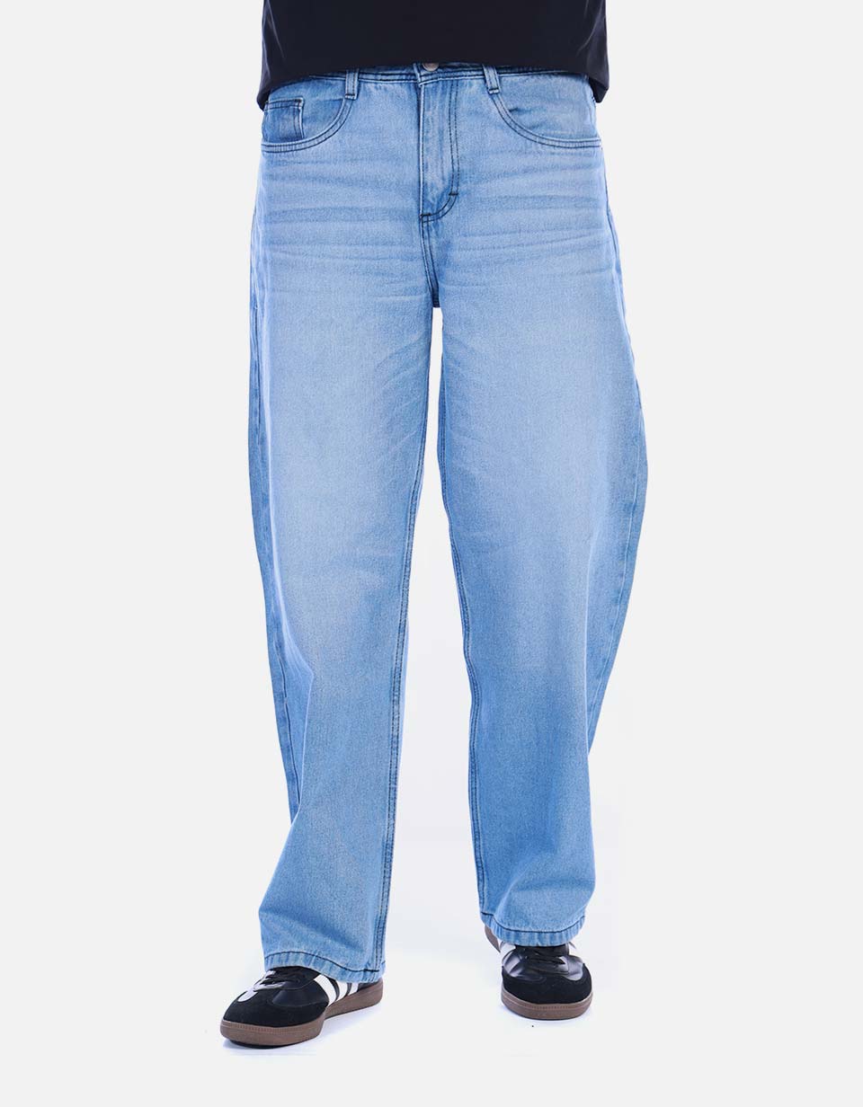 Jean Baggy Ancho para Hombre - Azul Claro