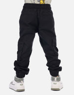 Jogger cargo para niño con bolsillos laterales y pretina ajustable