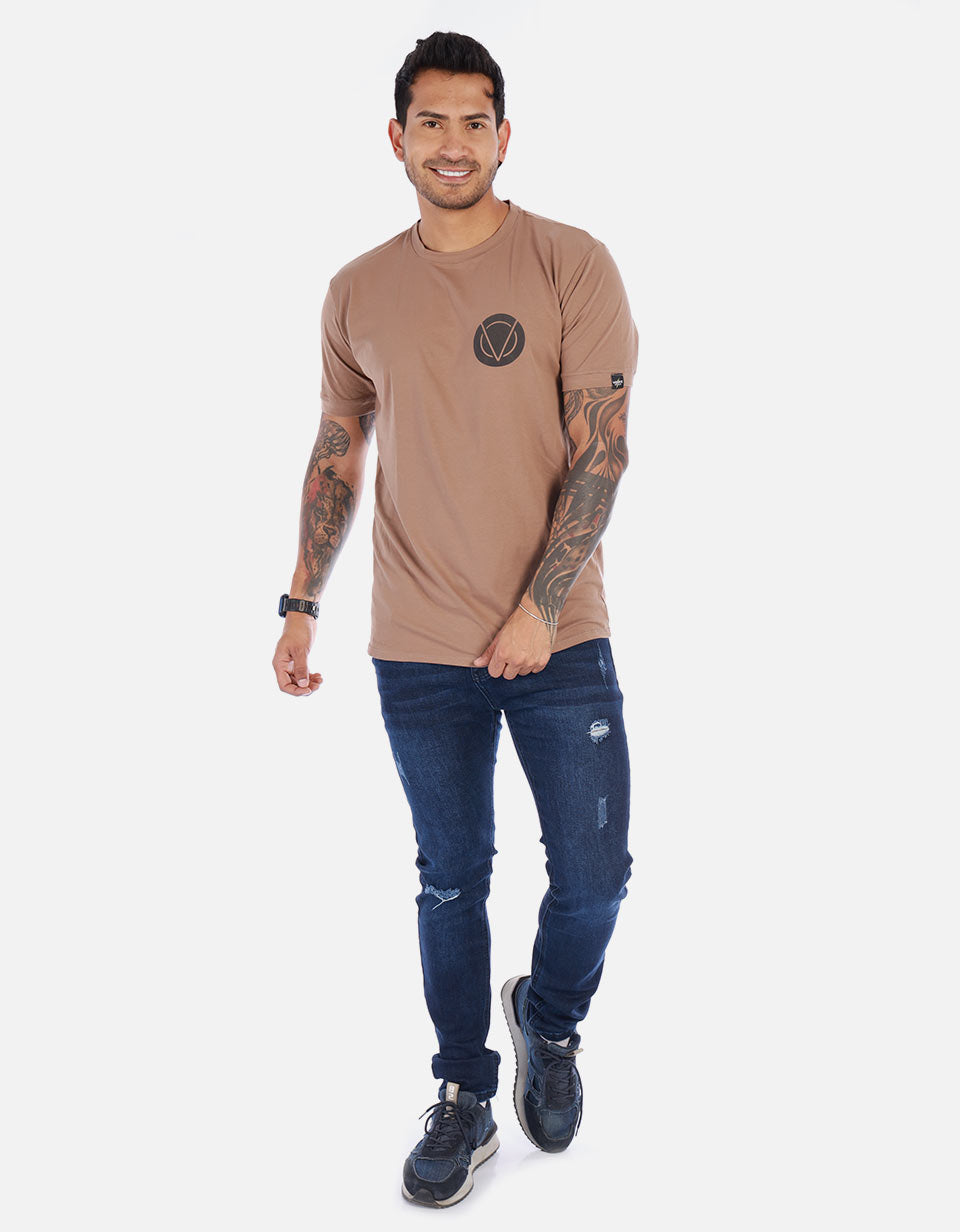 Camiseta Casual Hombre Estilo Urbano