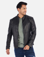 Chaqueta Casual de Hombre en Cuero