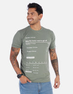 Camiseta para Hombre estampado cuello redondo