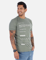 Camiseta para Hombre estampado cuello redondo