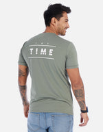 Camiseta para Hombre estampado cuello redondo