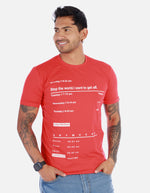 Camiseta para Hombre estampado cuello redondo