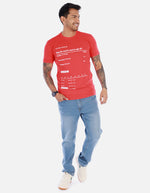 Camiseta para Hombre estampado cuello redondo