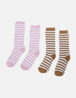 Set x 2 Medias Altas Térmicas Afelpadas para Mujer