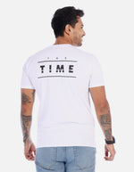 Camiseta para Hombre estampado cuello redondo