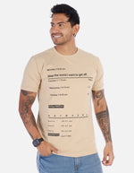 Camiseta para Hombre estampado cuello redondo