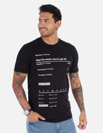 Camiseta para Hombre estampado cuello redondo