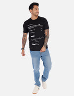 Camiseta para Hombre estampado cuello redondo