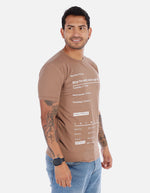 Camiseta para Hombre estampado cuello redondo