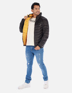 Chaqueta Acolchada Hombre con Capucha