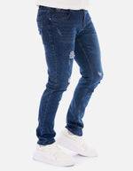 Jean Skinny Rasgado Hombre | Denim Urbano