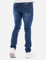 Jean Skinny Rasgado Hombre | Denim Urbano