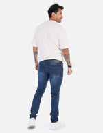Jean Skinny Rasgado Hombre | Denim Urbano