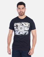 Camiseta Urbana para Hombre Manga Corta con Estampado