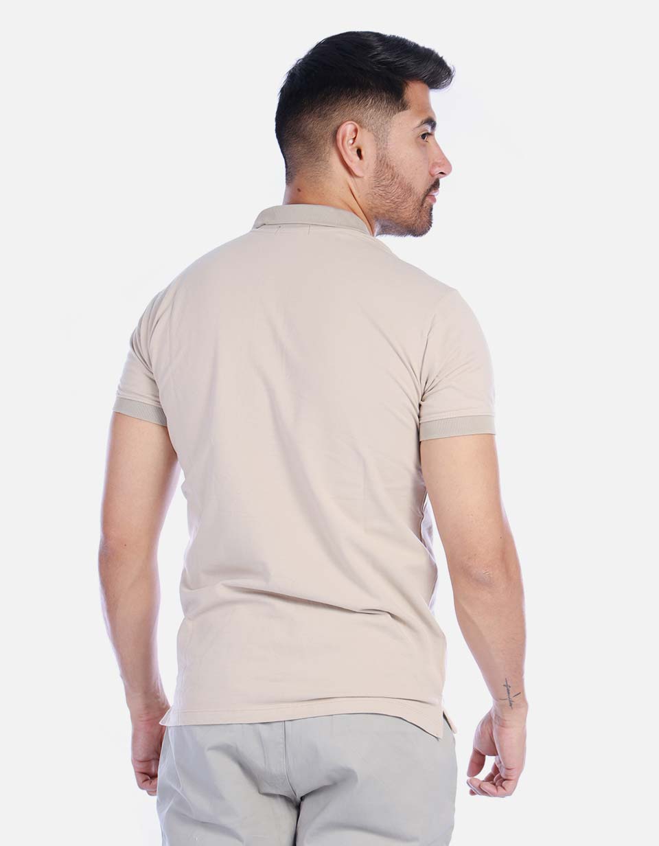 Camiseta Tipo Polo para Hombre Manga Corta